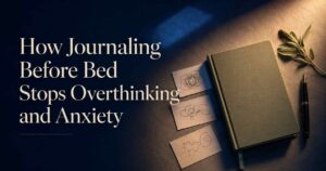 How Journaling Before Bed Stops Overthinking and Anxiety