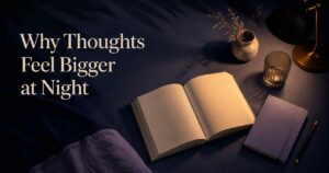 Why Thoughts Feel Bigger at Night: Understanding the After-Dark Mind