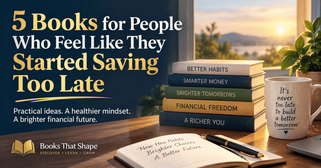 5 Books for People Who Feel Like They Started Saving Too Late
