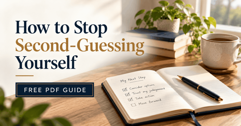 How to Stop Second-Guessing Yourself — Free PDF Guide